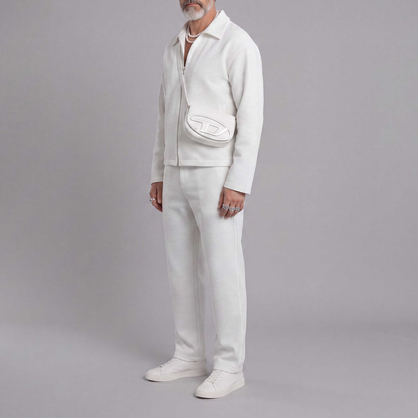 Men's Solid-Color Jacket Sets