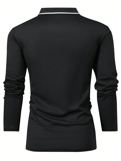 Men's Faith Printed Casual Polo Shirt
