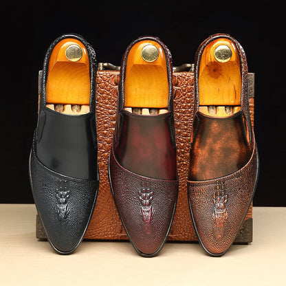 Classical Formal Style Casual Leather Men's Dress Shoes