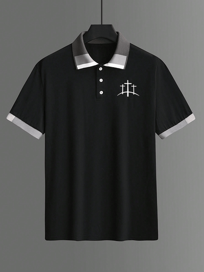 Men's Faith Print Polo Shirt