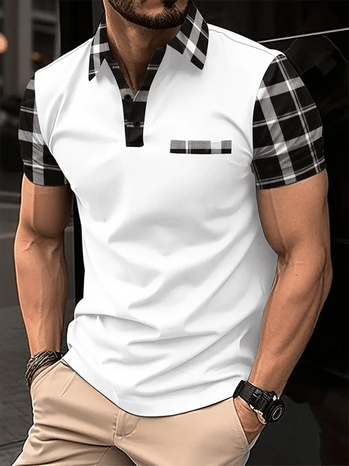Men's Fashionable And Versatile Business Casual Polo Shirt