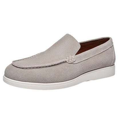 Men's British Style Suede Leather Nubuck Loafers
