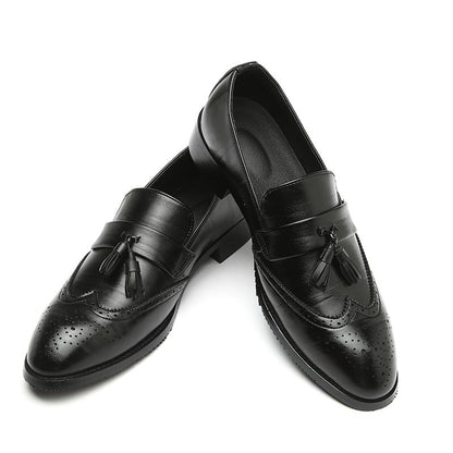 Men's Fashion Vintage Tassel Leather Shoes