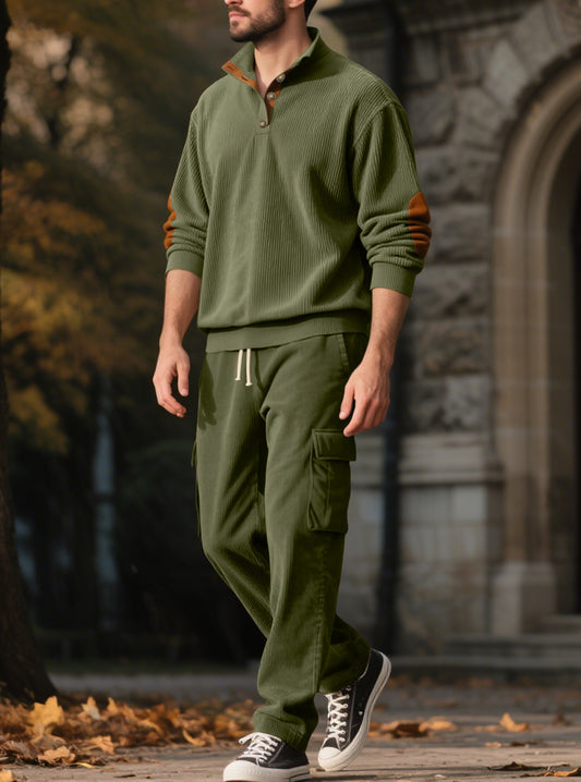 Pullover and cargo pants set