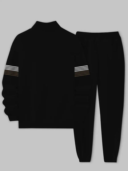 Relaxed Zipper Long Sleeve Two Piece Set