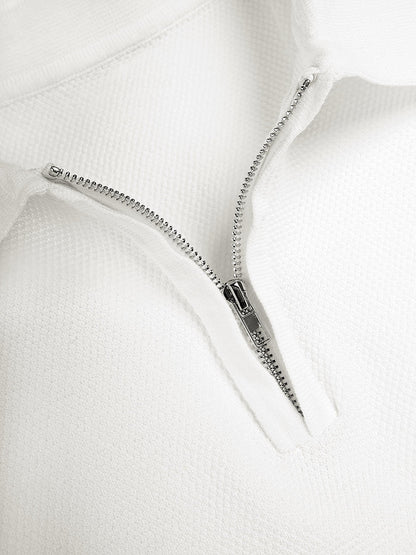 FlexKnit Active Knitted Zip Polo