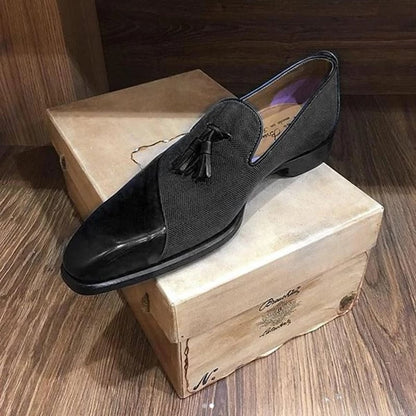 Retro Business Casual Tassel Leather Shoes