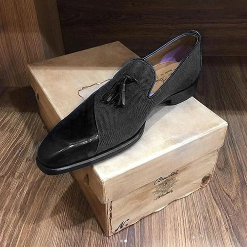 Retro Business Casual Tassel Leather Shoes
