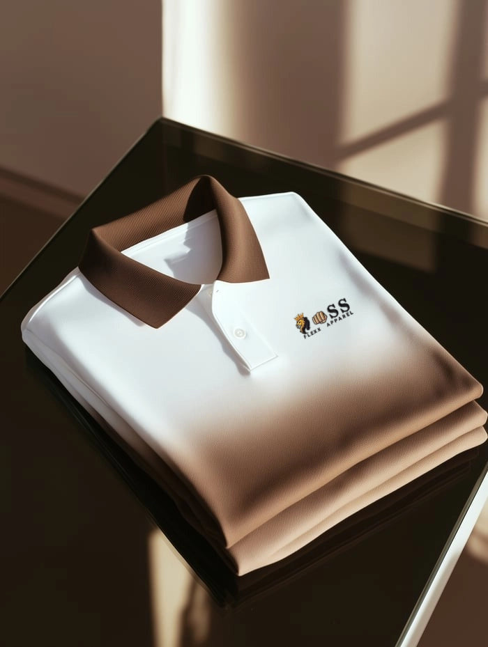 Men's Classic Business Button Short Sleeve Polo Shirt