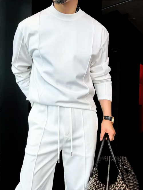 Basic 2-Piece Suit | Old Money Style Breathable Set for Men