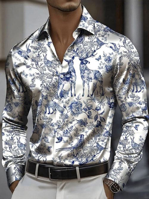 Men's Elegant And Classic Business Long-Sleeve Shirt