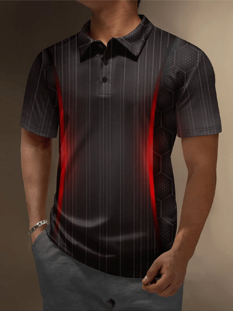 Moisture Wicking Chest Pocket Casual Polo