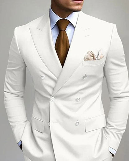 Men's Business Solid Color Suit