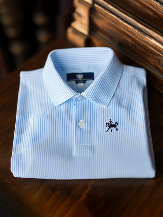 Men's Classic Business Logo Button Short Sleeve Polo Shirt
