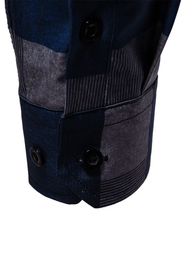 Men's Plaid Business Casual Shirt