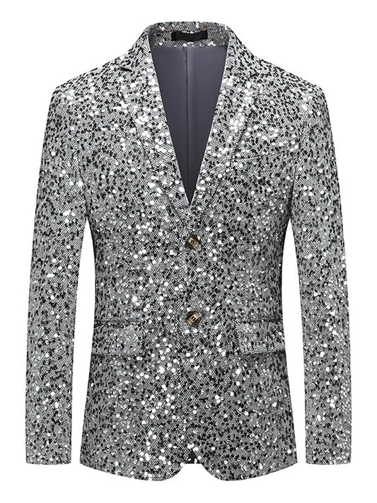 Men's Business Casual Sequin Blazer