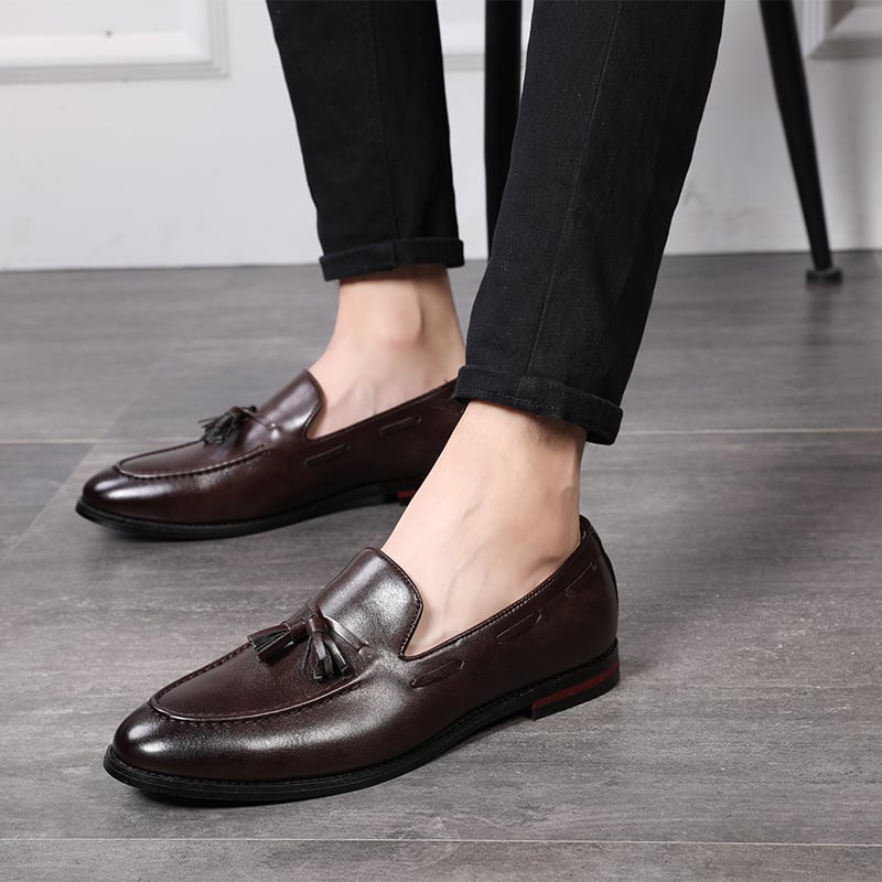 Men's Fashion Vintage Tassel Leather Shoes