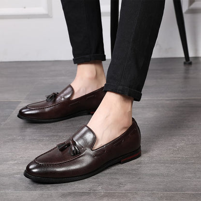 Men's Fashion Vintage Tassel Leather Shoes