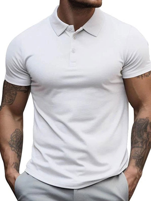 Short-sleeved CasualBusiness Style Polo Shirt