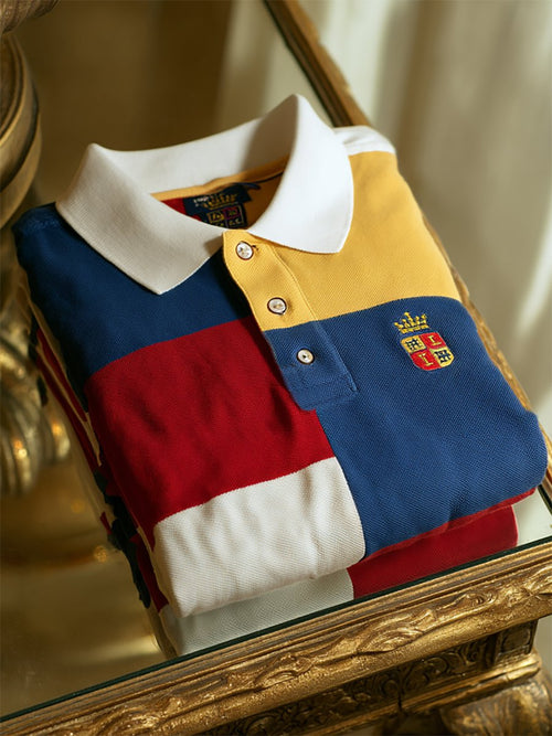 Men's Business Casual Button Short Sleeve Polo Shirt