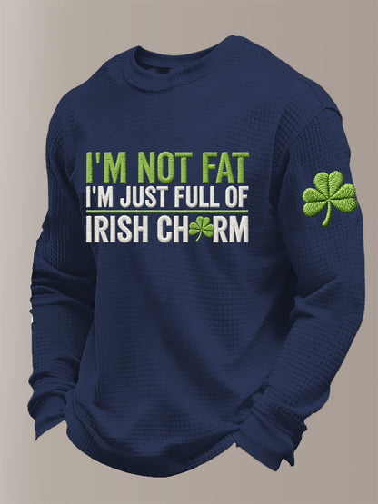 Men's Casual Printed Long-Sleeve Sweatshirt