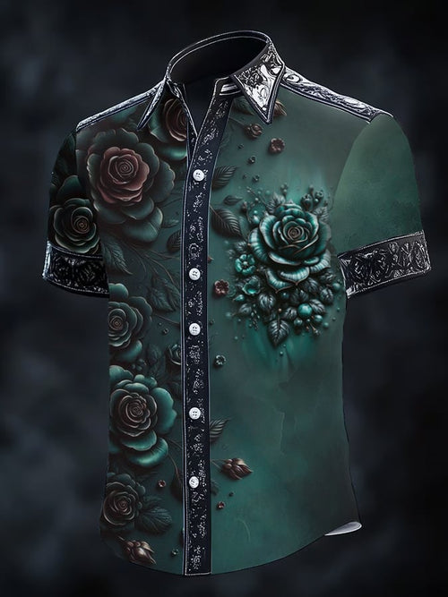 Men's Retro Gothic Dark Shirt
