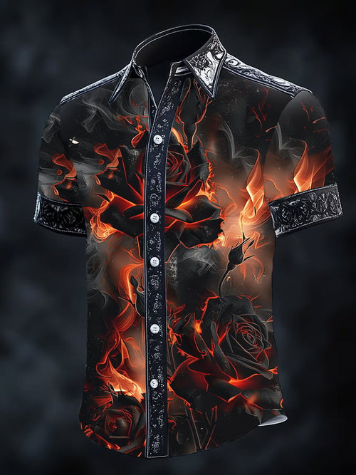 Men's Retro Gothic Dark Shirt