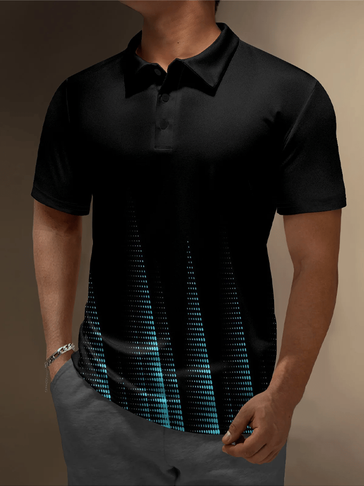 Moisture Wicking Chest Pocket Casual Polo