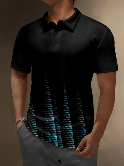 Moisture Wicking Chest Pocket Casual Polo