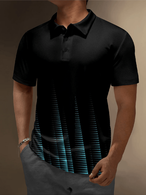 Moisture Wicking Chest Pocket Casual Polo