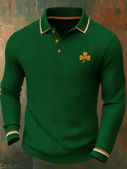 Men's St. Patrick's Day Casual Polo Shirt