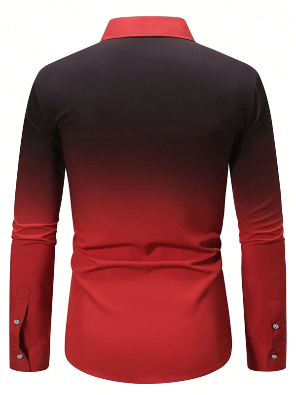 Men's Business Casual Long Sleeve Shirt