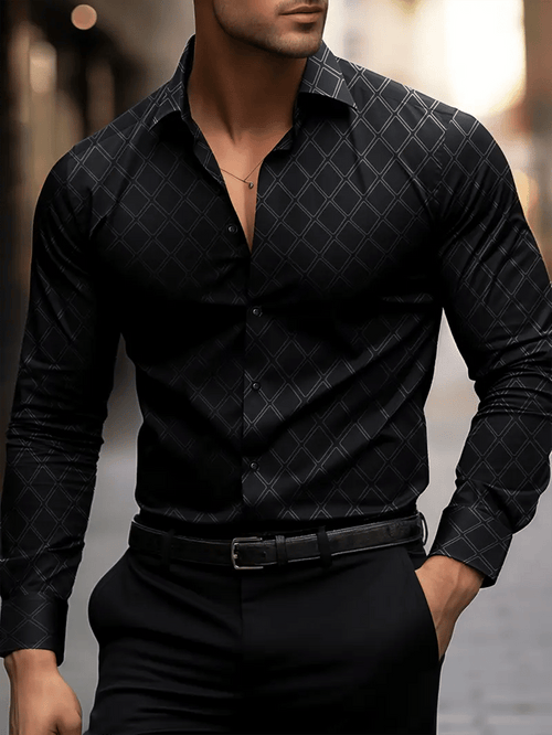 Men's Luxury Business Long Sleeve Shirt