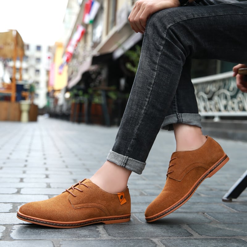 Summer Breathable Business Casual Plus Size Men'S Shoes
