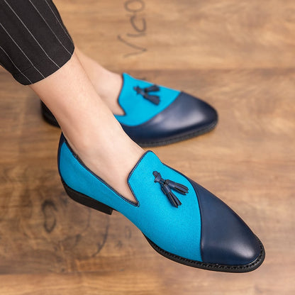 Tassel Slip On Party Leather Dress Shoes
