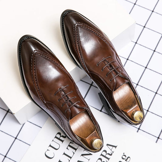 Men's Fashion Vintage Lace Up Leather Shoes