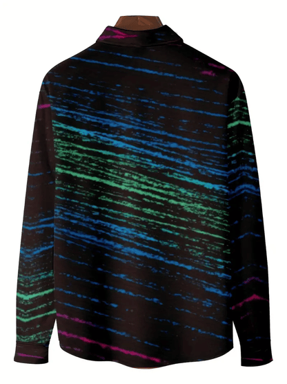 Men's Plaid Business Long Sleeve Shirt