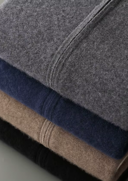 Pure Extra-Fine Merino Wool Black Damien Set