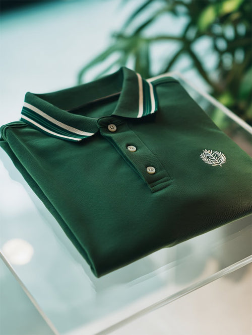Men's Business Casual Button Short Sleeve Polo Shirt