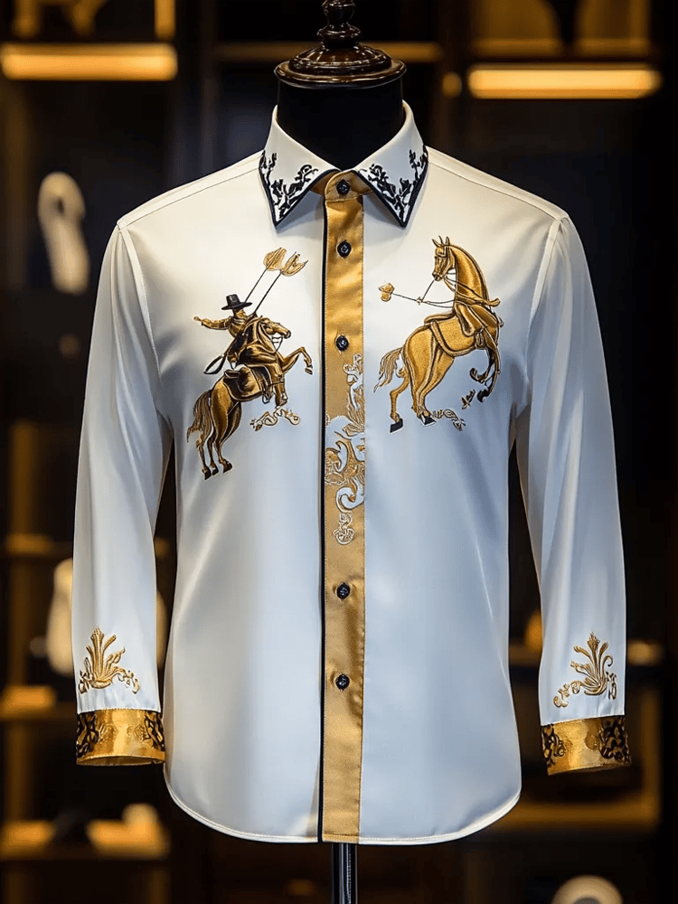 Men's Luxury Business Long Sleeve Shirt