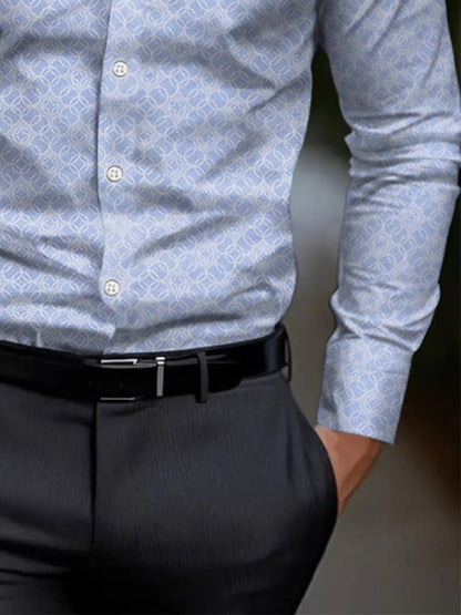 Men's Business Style Simple Shirt