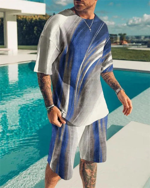 Oversized  T-Shirt & Shorts Set