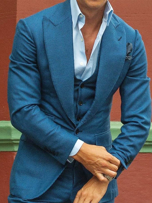 Men's Stylish Casual Slim Fit Two Button Blazer