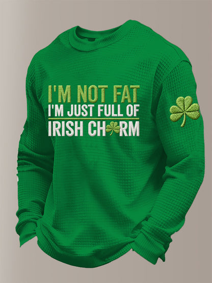 Men's Casual Printed Long-Sleeve Sweatshirt