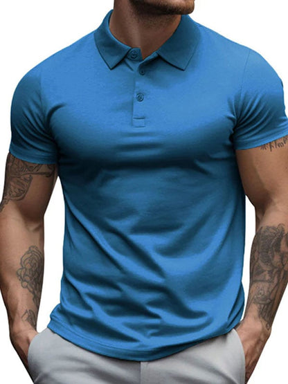 Short-sleeved CasualBusiness Style Polo Shirt