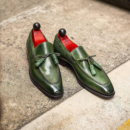Fashionable British Style Business Casual Tassel Design Men'S Shoes