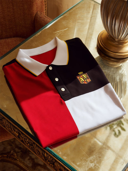 Men's Business Casual Button Short Sleeve Polo Shirt