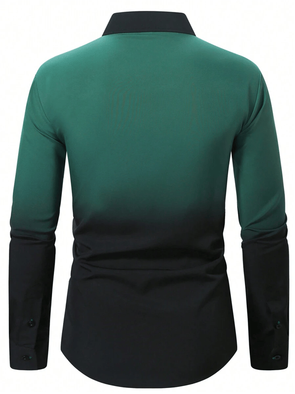 Men's Business Casual Long Sleeve Shirt