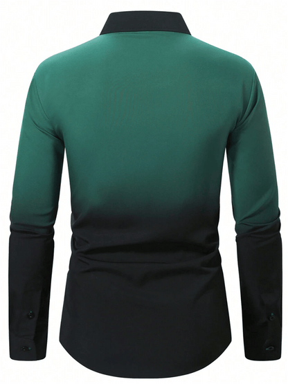 Men's Business Casual Long Sleeve Shirt