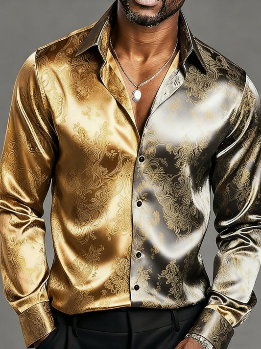 Men's Luxury Retro Long-Sleeved Shirt
